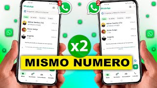 Como TENER el Mismo WhatsApp en Dos Celulares  iPhone y Android [upl. by Wolram]