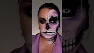 Soczewki od ICOICE na moich suchych oczach  No wow makeup scull halloweenmakeuplook [upl. by Gittle660]