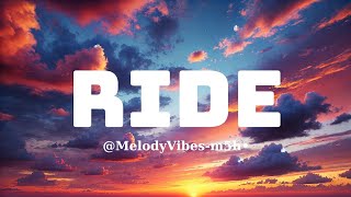 RIDE  Twenty One Pilots  Melody Vibes  Lyrics Video [upl. by Viviyan]