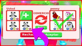 ESTO OFRECEN POR EL PANDA NEÓN EN ADOPT ME  ROBLOX★ [upl. by Hui]