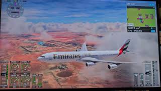 Microsoft Flight Simulator  Riyadh Saudi Arabia to Dubai United Arab Emirates A340 Emirates [upl. by Ramirol389]