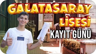 LGS Birincisiyle Galatasaray Lisesi Okul Kaydına Gittik 😯☄️ [upl. by Nachison]