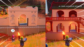 COMO DESBLOQUEAR LAS DIFERENTES CONSTRUCCIONES DE LEGO FORTNITE [upl. by Harbison]