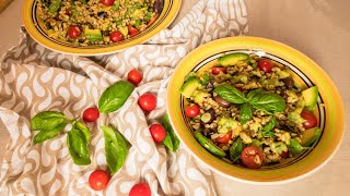 Italian Farro Salad With Vegetables [upl. by Sualokin]