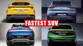 TOP 20 FASTEST SUVs OF 2022 [upl. by Ralli31]