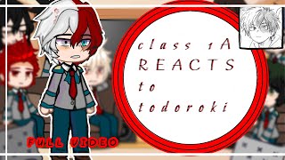 MHA Class 1a reacts to shoto todoroki  angst  pt1  glitched out  todoroki birthday special🎉 [upl. by Ellen]