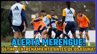 🏆🚨Qué nos espera en el Bernabéu Análisis del último entrenamiento del Real Madrid [upl. by Daus]