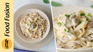 Cream Cheese Alfredo Pasta Recipe By Food Fusion [upl. by Call]