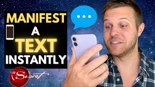 How to Manifest a Text From a Specific Person  THE FASTEST WAY This Really Works [upl. by Vano226]