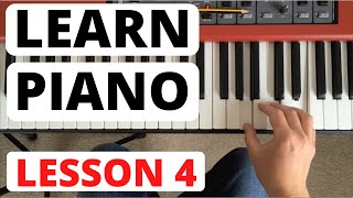 How To Play Piano for Beginners Lesson 4  The Left Hand And The Scale Of C Major [upl. by Rafaelia251]