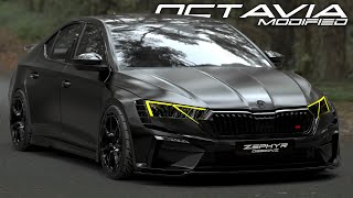 Skoda OCTAVIA VRS 2024 Facelift HARDCORE Widebody MODIFIED Concept [upl. by Stephanus]