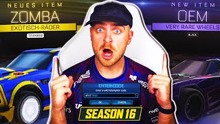 NEW SEASON 16 REDEEM CODE in Rocket League amp The Most INSANE Luck in 2024 [upl. by Annirtak525]