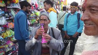 Rural Himalayan market in Devidhura town of Champawat villagers come to stock up from the wilds [upl. by Magner]