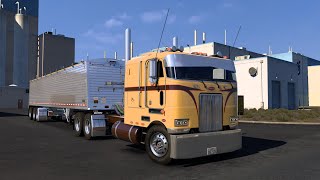 Peterbilt 362 Stretched Cabover  Straight Piped C16  American Truck Simulator [upl. by Simaj]