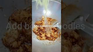 How to make Street Style Egg Noodles 🍝😋😋✌️✌️sorts ytshorts [upl. by Tobie]