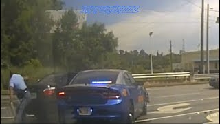 GSP Takes Over Pursuit of BMW 545I  Suspect Opens Fire On Troopers [upl. by Del12]