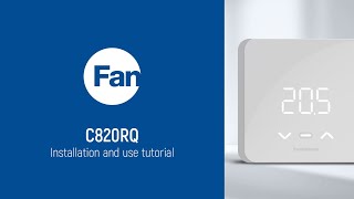 Fantini Cosmi C820RQ  Installation and use tutorial [upl. by Kila]