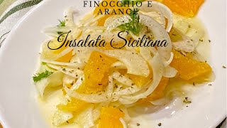 Insalata siciliana di finocchi e arance [upl. by Merrily]