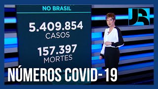 Coronavírus Brasil registra 157397 mortes 263 nas últimas 24 horas [upl. by Ramsay]