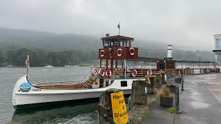 Windermere Lake Cruises Steamer in Profile  MV Tern  Lake District [upl. by Xonk]