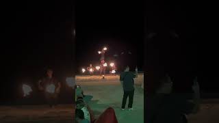 Fire performance at cenang beach [upl. by Hartmunn]