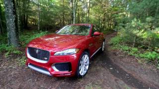 2017 Jaguar FPace SUV review [upl. by Nanyt]