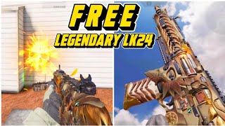 FREE LEGENDARY LST CRATE WEAPON LK24 IRONSIGHT INSPECTION KILL EFFECT CODM S10 LEAKS 2024 [upl. by Melisa]