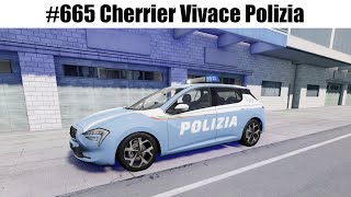 West Coast Trial Cherrier Vivace Polizia Beamng Drive [upl. by Neerol]