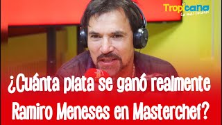 Ramiro Meneses confesó la cifra real que se ganó en MasterChef Celebrity [upl. by Aida]