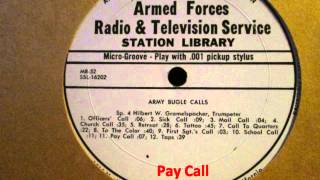 Army Bugle Calls 1964 [upl. by Nileuqcaj640]