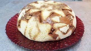 ZUCCOTTO DI PANDORO FARCITO CON CREMA AL CIOCCOLATO SEMPLICISSIMO  FoodVlogger [upl. by Abebi]