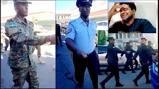 ARE BIG BELLY DOMINICA POLICE MARCHING IN ROSEAU TODAY A DISTRACTION 🔴  Mystelics Reacts [upl. by Eidoc78]