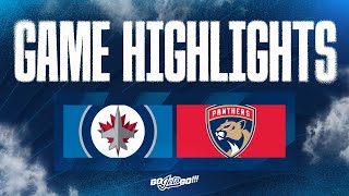 Winnipeg Jets vs Florida Panthers  Game Highlights [upl. by Eibba]