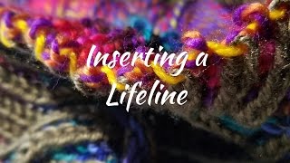 Brioche Knitting Series  Inserting a Lifeline [upl. by Rentsch]