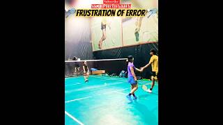 🏸Frustration of ERROR🏸 youtubeshorts shorts sports [upl. by Mulac]