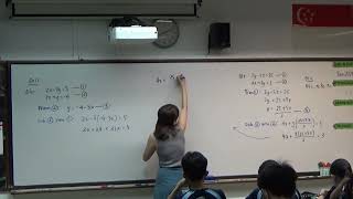 2E 2024 Ex 1C Substitution Hwk amp Ch 13 Solving Simult Eqns using Graphical Method Part 2 [upl. by Yssenhguahs]