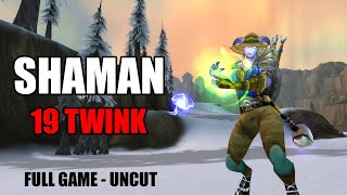 Shaman 19 Level Twink PVP  WoW Classic [upl. by Seniag]