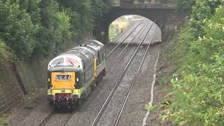 37409 hauls Deltic 55022 D9000 Royal Scots Grey [upl. by Juxon]