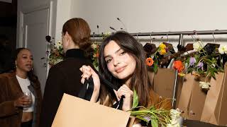 Emily Ratajkowski Attends Leset Anniversary Event in New York [upl. by Gretal]