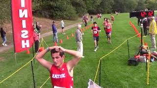 Brookline vs Milton vs Natick  Boys Junior Varsity XC Race [upl. by Kcirderf135]