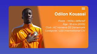 Odilon Kouassi U20 Côte d’Ivoire [upl. by Timi]