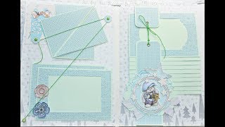 СкрапбукингАльбом своими рукамиручная работа А4 на 150 фото для малыша [upl. by Satsok]