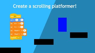 Scratch Easy Scrolling Platformer Tutorial Part 1 Basic level and scrolling mechanics [upl. by Ewell]