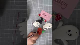 Crea tus propios imanes para el refrigerador de Halloween  We Made Halloween Refrigerator Magnets [upl. by Nalrah]