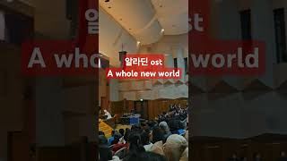 알라딘ost A whole new world 안양시자원봉사자대회위드스타 [upl. by Mighell]