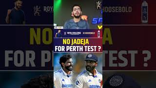 NO RAVINDRA JADEJA FOR PERTH TEST [upl. by Nyletac]