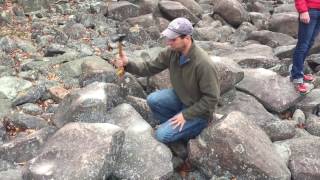 Ringing Rocks Park Bucks County PA [upl. by Aryek]