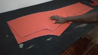 HOW TO CUT A TROUSER STEP BY STEP BACK AND FRONT [upl. by Alvord650]