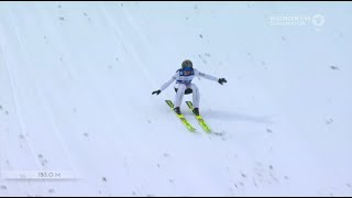 Neuer Schanzenrekord in Willingen  Klemens Muranka springt in der Qualifikation auf 1530m [upl. by Einnel717]