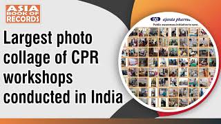 Largest photo collage of CPR workshops conducted in India [upl. by Asilat]